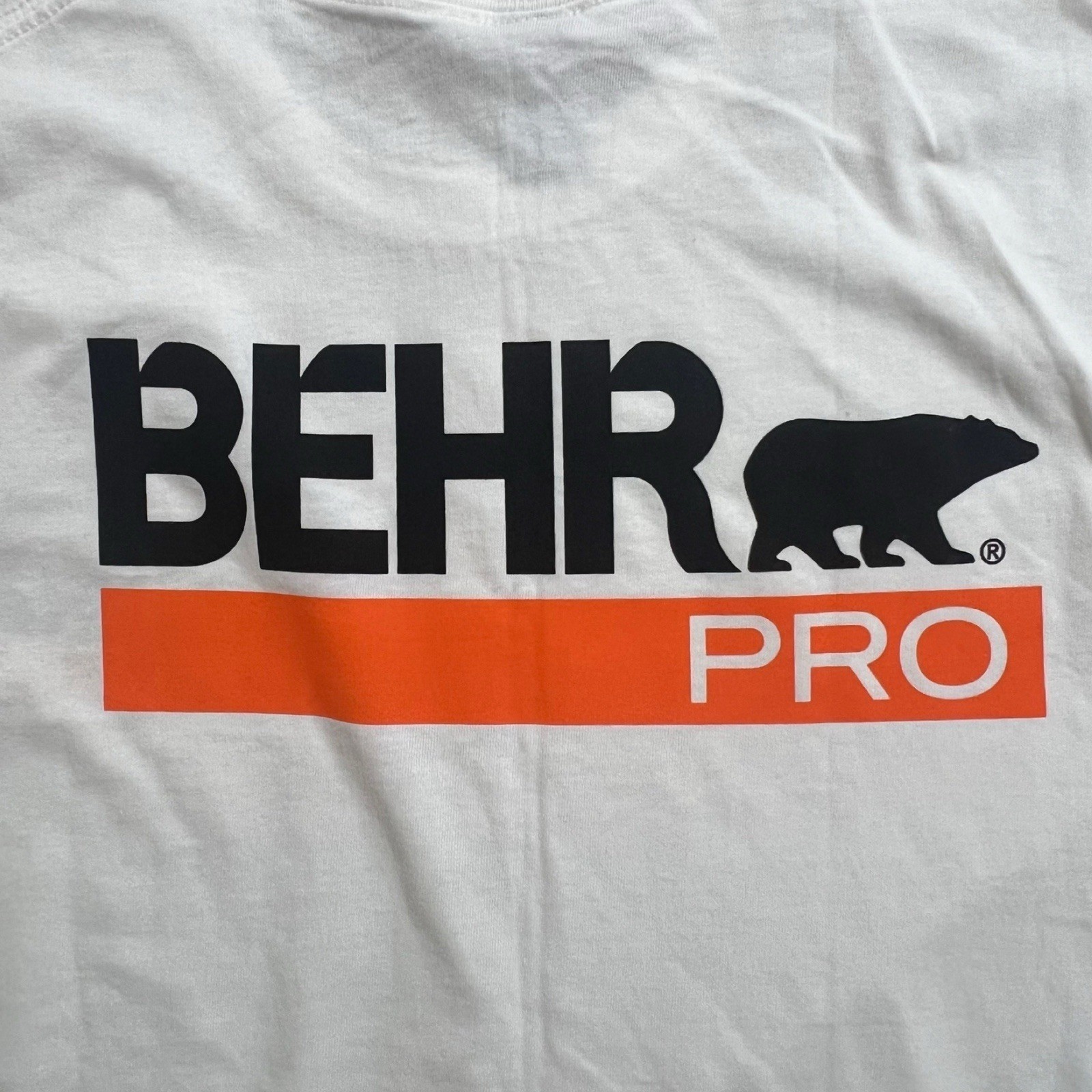 NWOT BEHR Pro x Home Depot Pro White T Shirt GILDAN Men's LARGE gallery