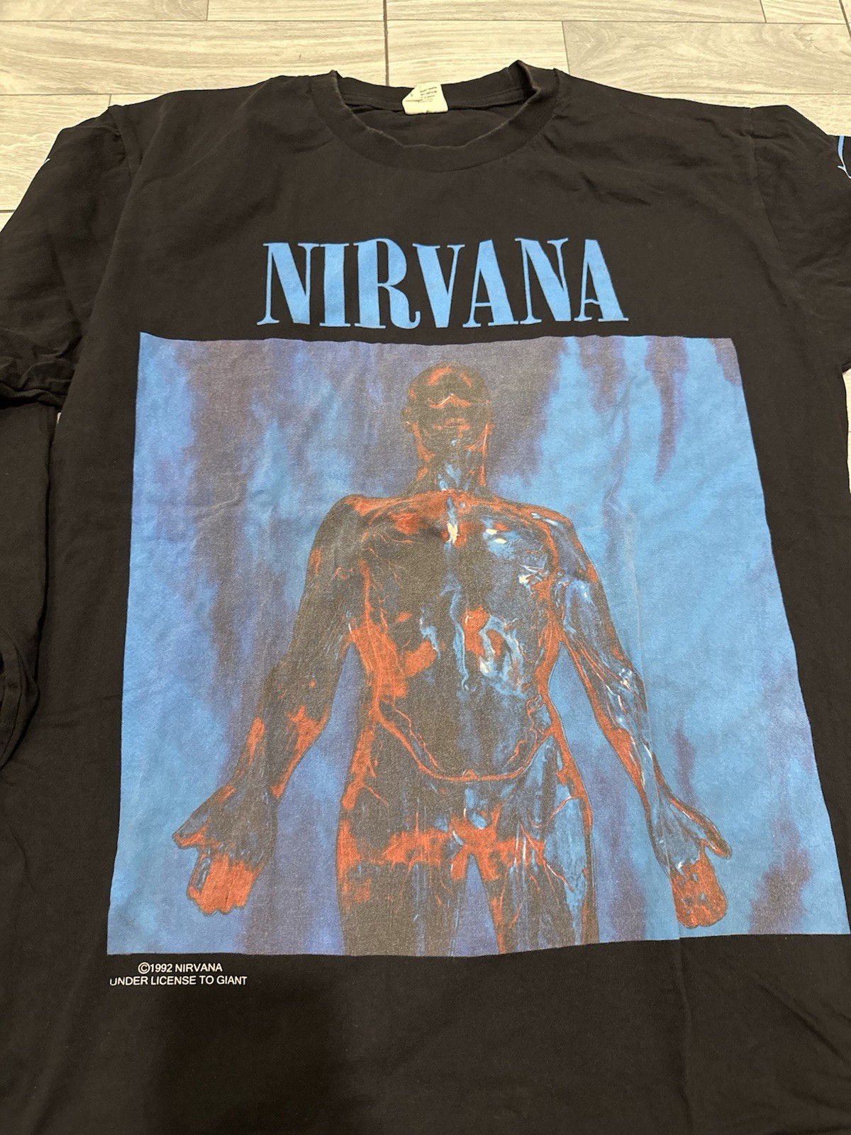 NIRVANA vintage 1992 SLIVER long sleeve shirt IN UTERO gallery