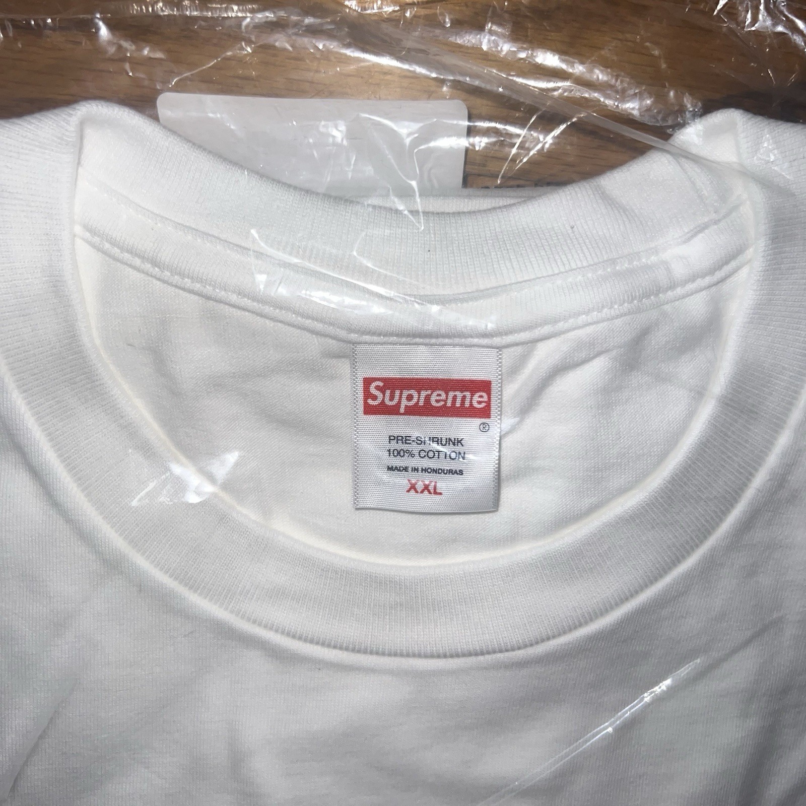 In-Hand Supreme Girls Tee White Size Extra Extra Large gallery