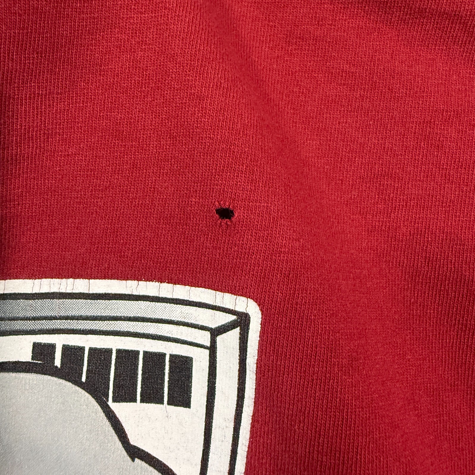 AND1 Shirt Men M Maroon Long Sleeve Take A Shot Jack In Box Graphic Vintage Y2K gallery