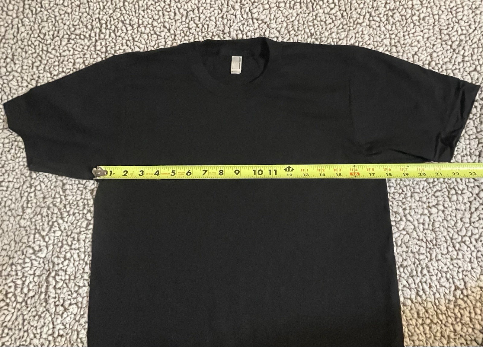 American Apparel Fine Jersey 100% Combed Cotton T-Shirt Black Small Made In USA gallery