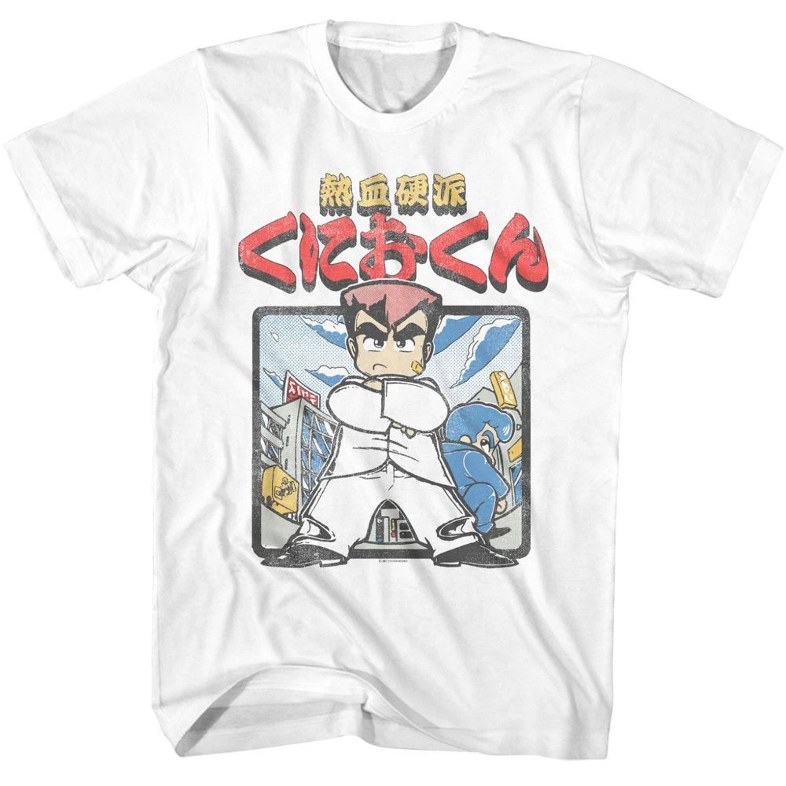 Retro River City Ransom Gaming Graphic Tee Mens Vintage Cotton T-Shirt
