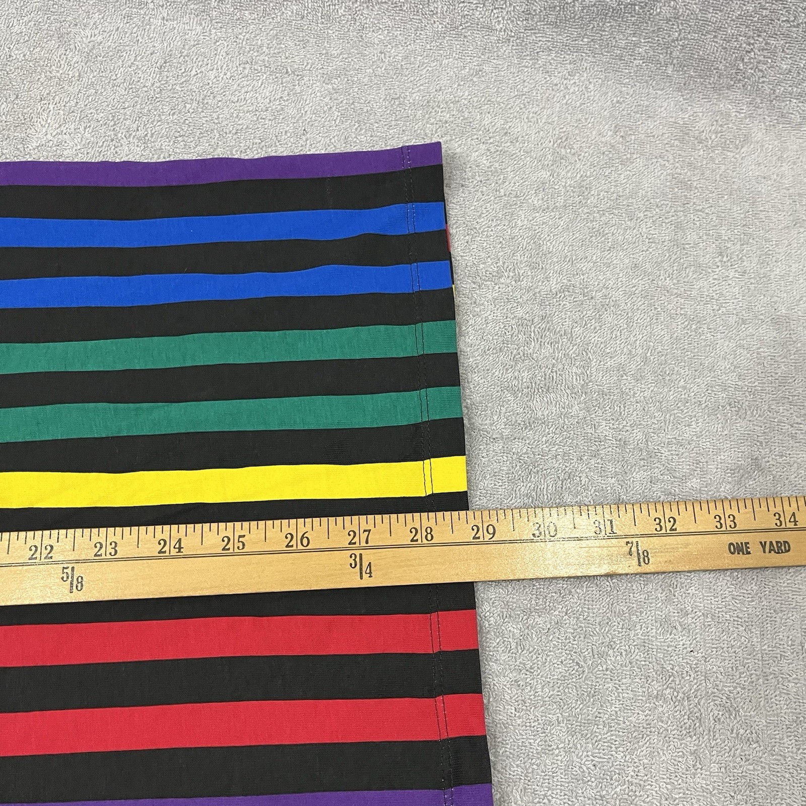 Guess x J Balvin Mens Large Elevator Striped T- Shirt Embroidered Multicolor NWT gallery
