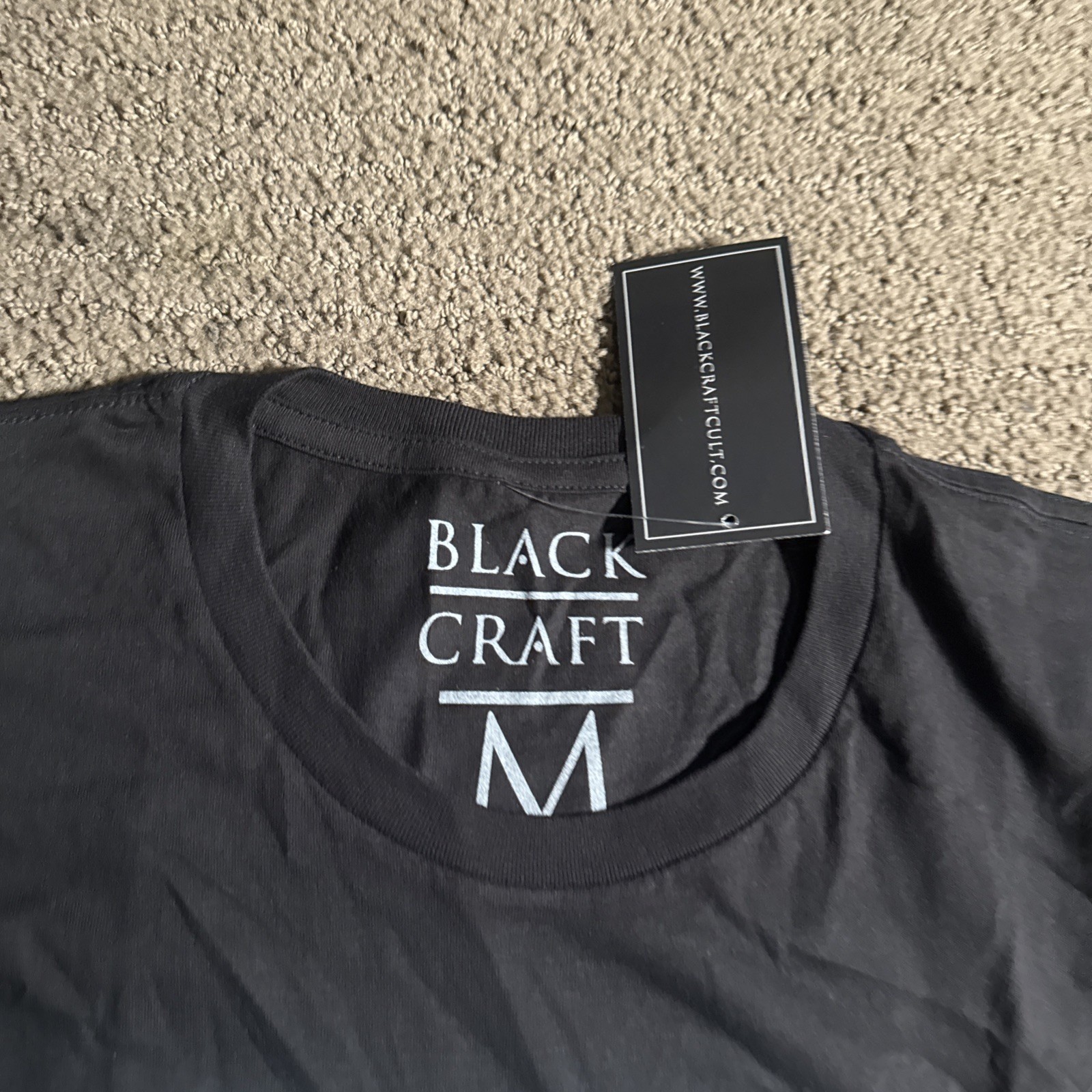 Black Craft Cult Graphic Tee T-Shirt Size M Black F*** Cancer gallery