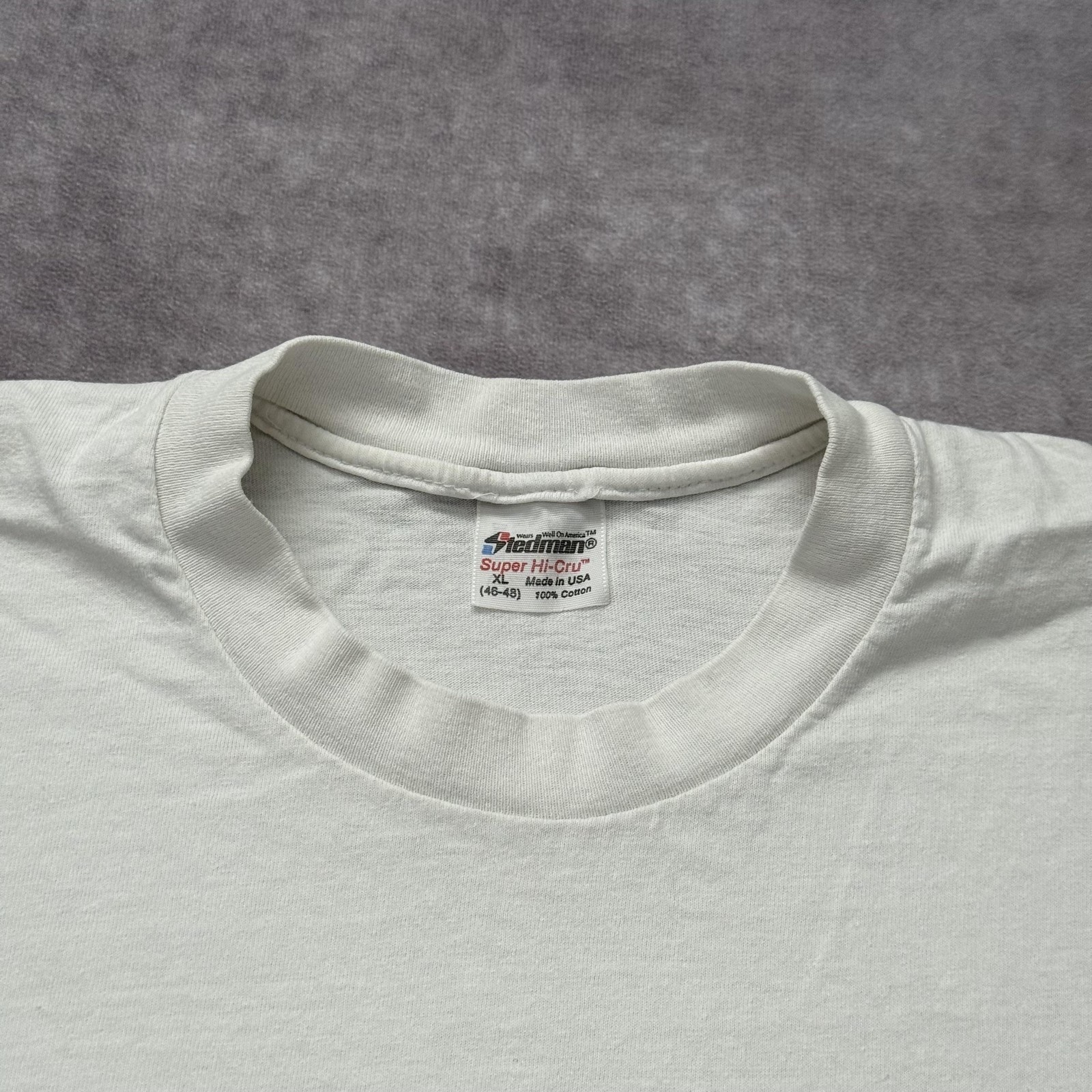 Vintage 80s Stedman Shirt Mens XL White Bill The Cat Bloom County Graphic Tee gallery