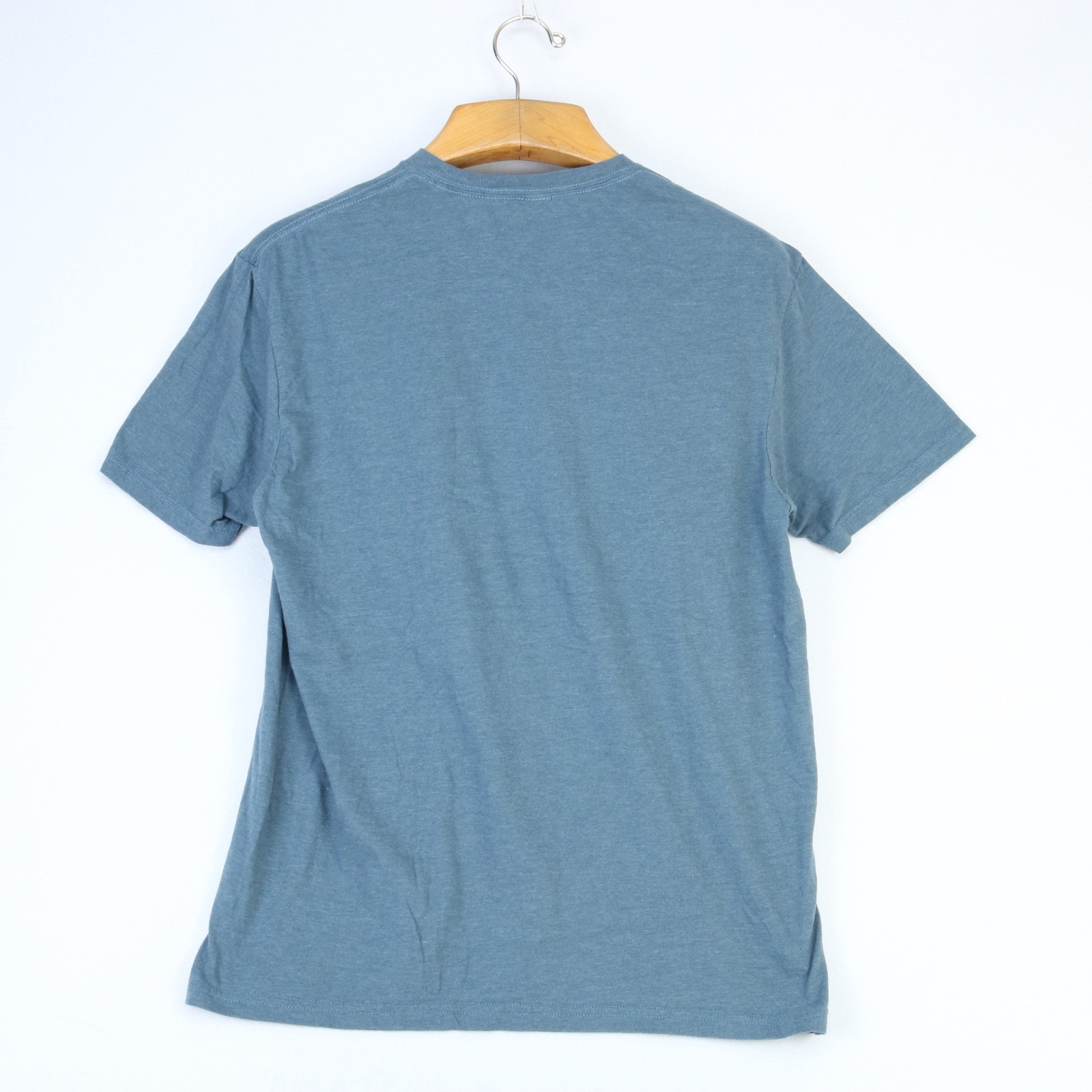 PONCHO APPAREL FISH PRINT LOGO COTTON BLEND T-SHIRT TEE SHIRT MEN’S LARGE gallery