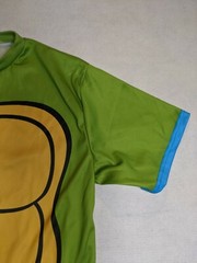 Nickelodeon Mens s/m all over print Leonardo athletic TMNT Ninja Turtles shirt