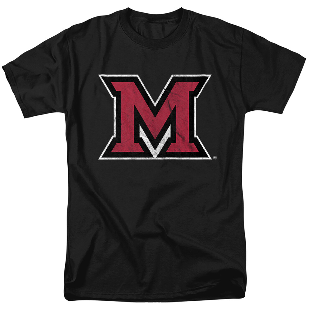 Miami University Adult T-Shirt Primary Miami University Ohio Logo, Black, S-5XL gallery