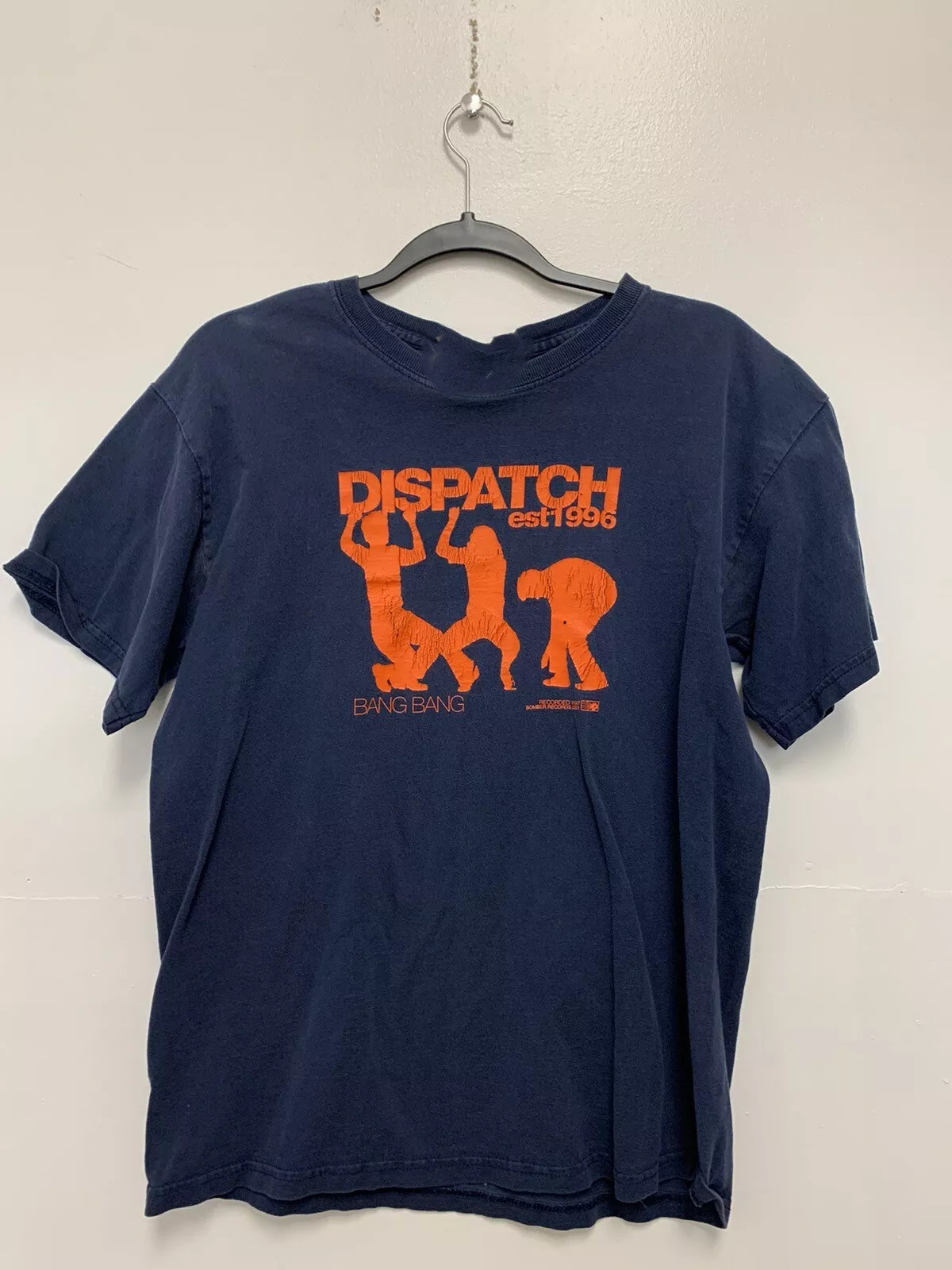 Vintage Bang Bang Dispatch 1996 Band T Shirt Navy All Size Gift Fan