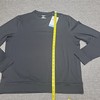 Members Mark Mens Pullover Large Size Black Long Sleeves Top with Zip Pocket gallery