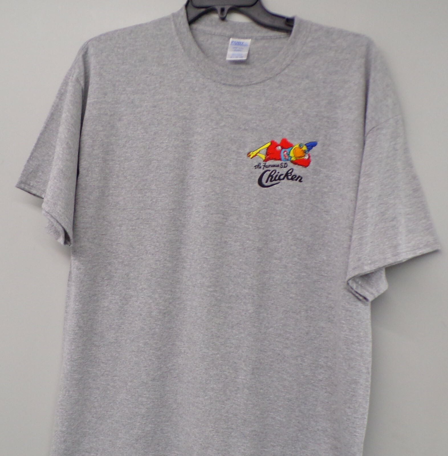 The Famous San Diego Chicken Mascot Embroidered T-Shirt S-6XL, LT-4XLT New gallery