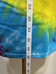 Rainforest Cafe Peace Love & Frogs Tie Dye T Shirt Medium Graphic Souvenir Tee