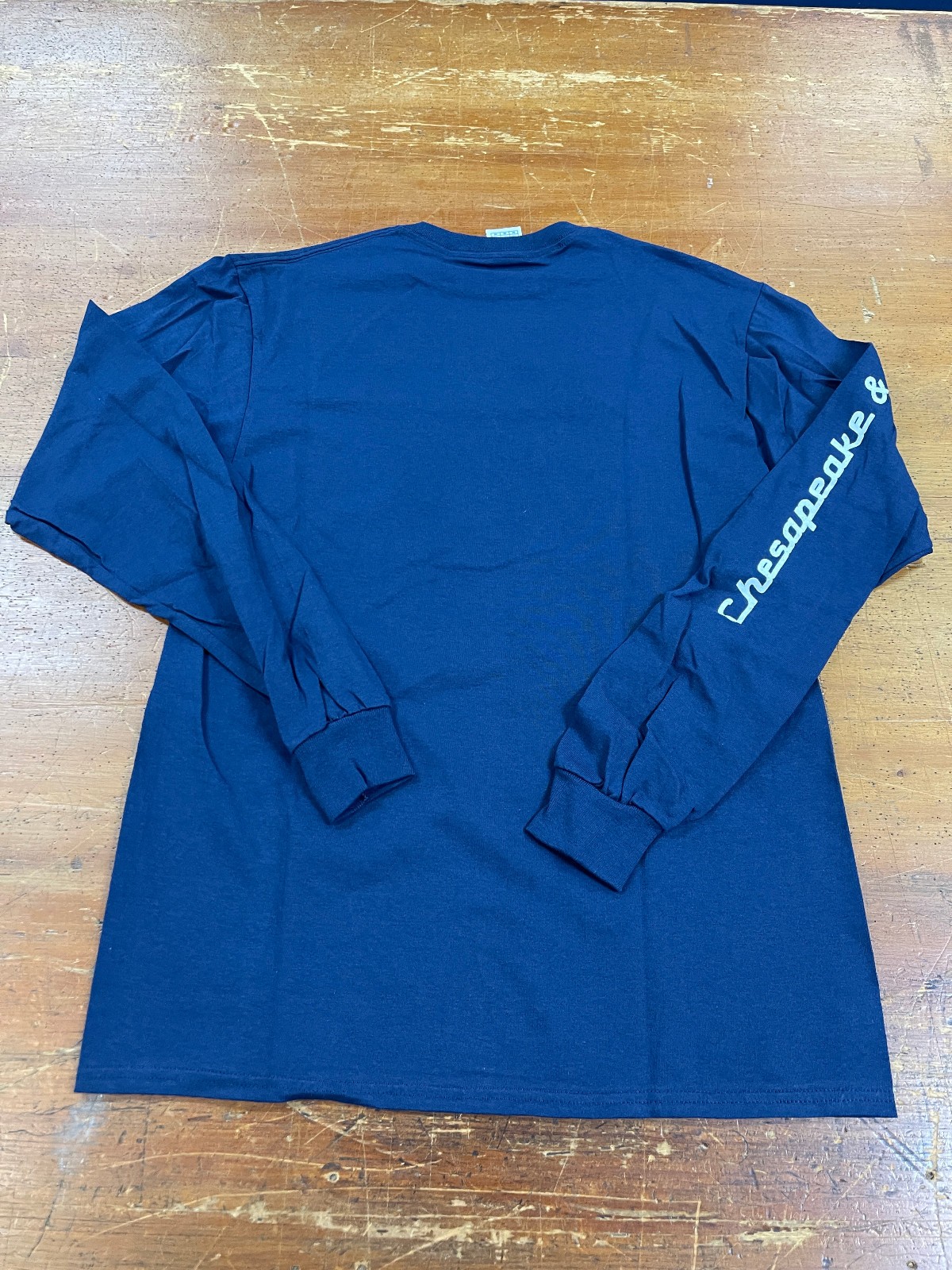 T-Shirt, Long Sleeve, C&O For Progress / Chesapeake & Ohio Navy Blue NEW! gallery
