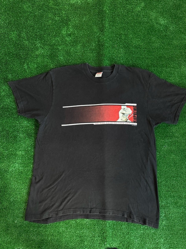Supreme We’re Back Tee, FW19, Size Large, Pre-Owned, Rare