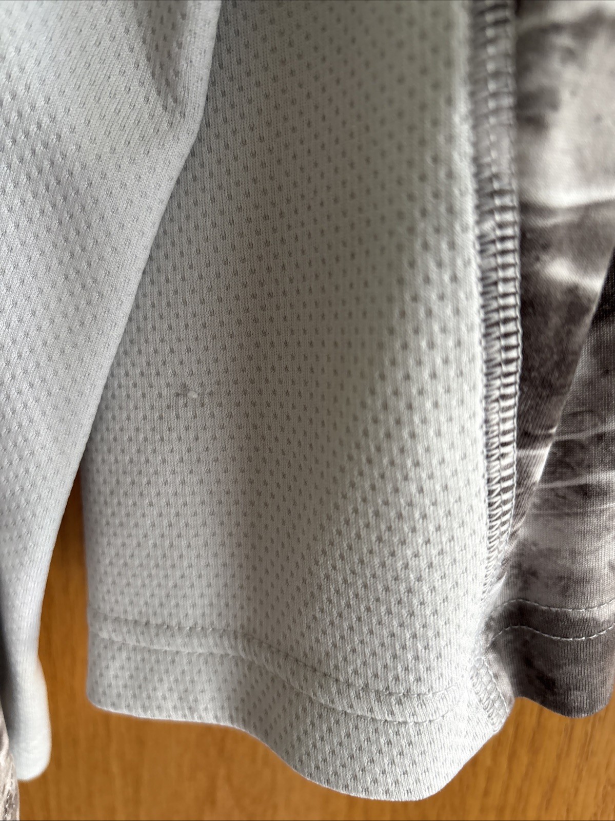 Habit Solar Factor Mens Sz M Long Sleeve UPF 40 Shirt Gray White Fishing gallery
