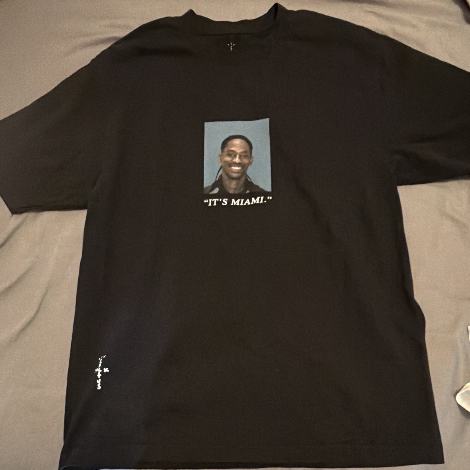 TRAVIS SCOTT Cactus Jack Free The Rage II Miami T-Shirt Men's Size L Utopia Rare gallery