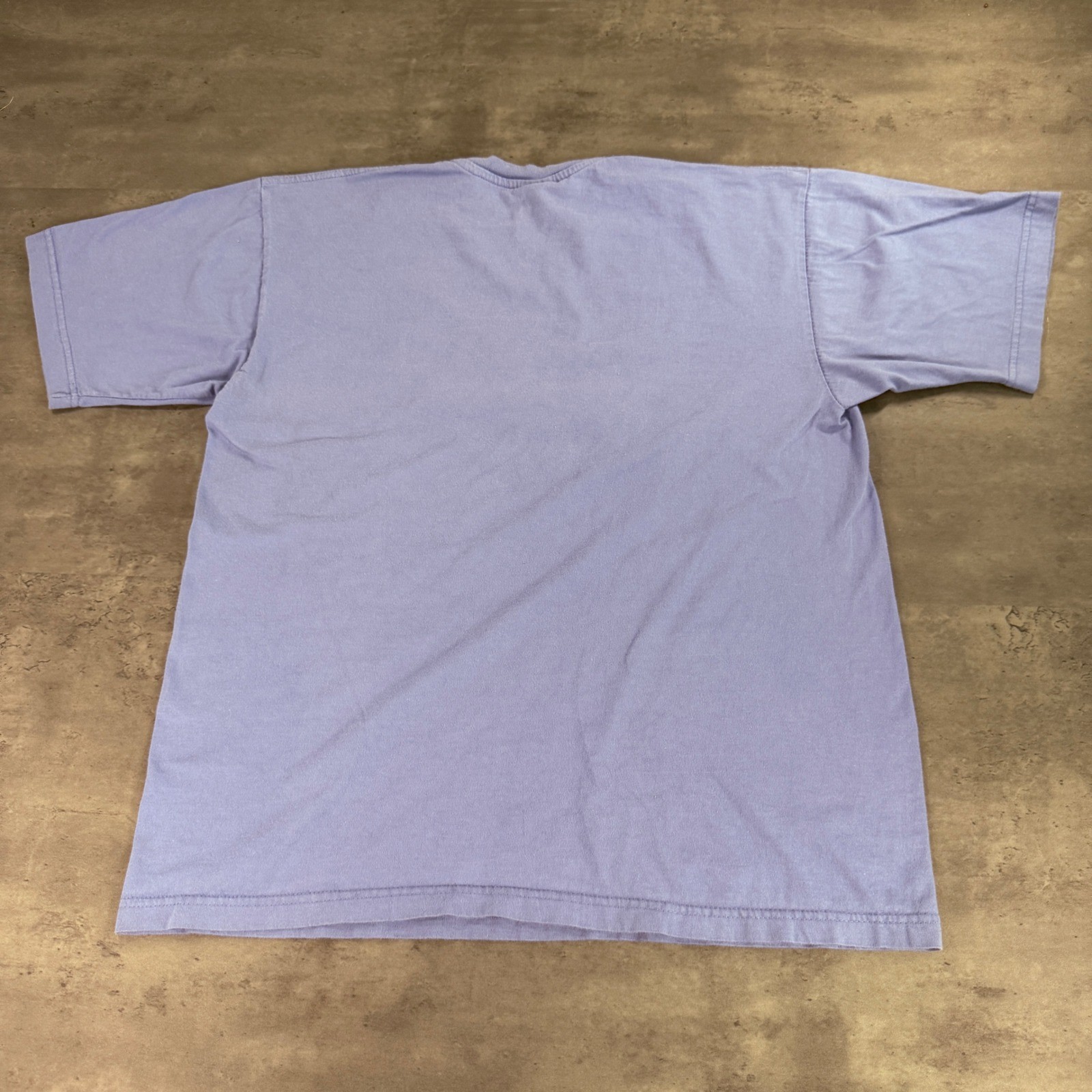 Dash Africa T-Shirt Mens Large Lavender Lilac Embroidered Safari Animal Vintage gallery