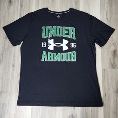 Under Armour T-Shirt Men’s 2XL Black Short Sleeve