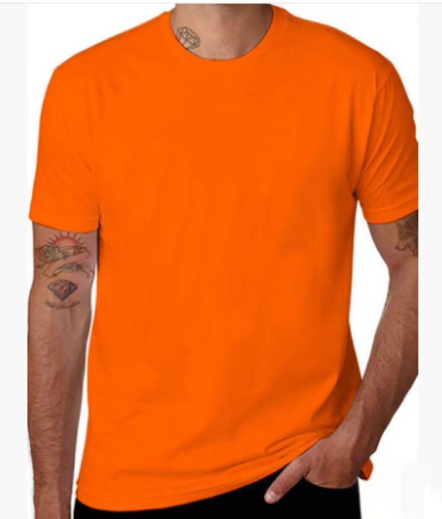 Mens CottonT Shirts Plain Short Sleeve Tee Cotton gallery