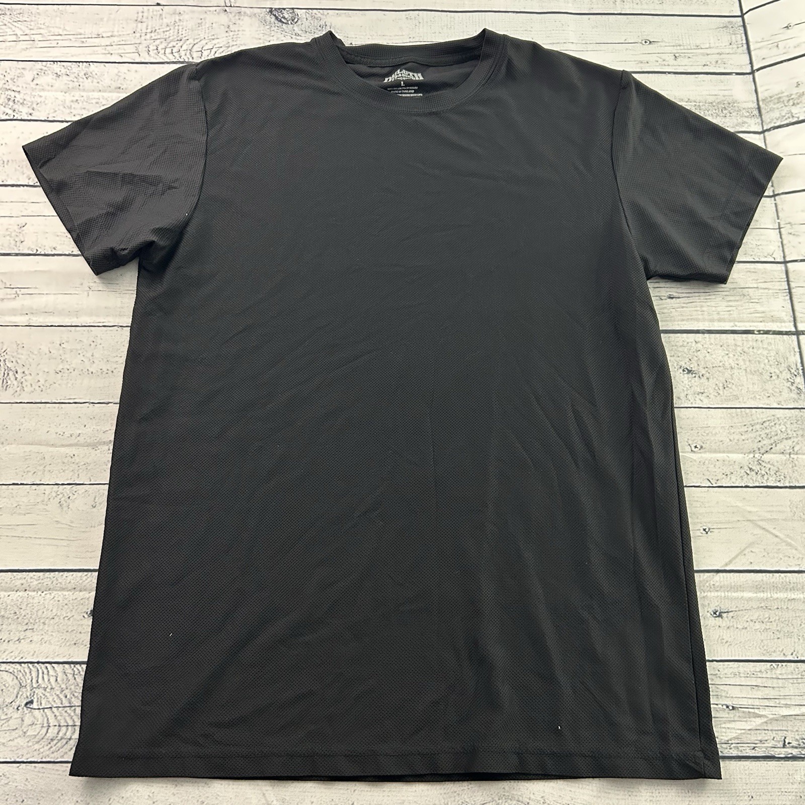 Duluth Trading Co Short Sleeve Nylon Spandex Athletic T Shirt Men’s Large Black