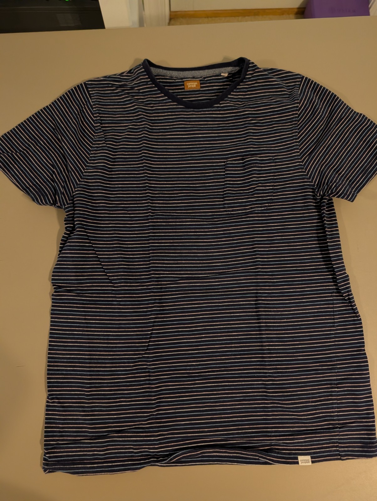 Stripe T Shirt Lot Of 4 - Adult Medium - Gap, Common People, Honey & Cola gallery