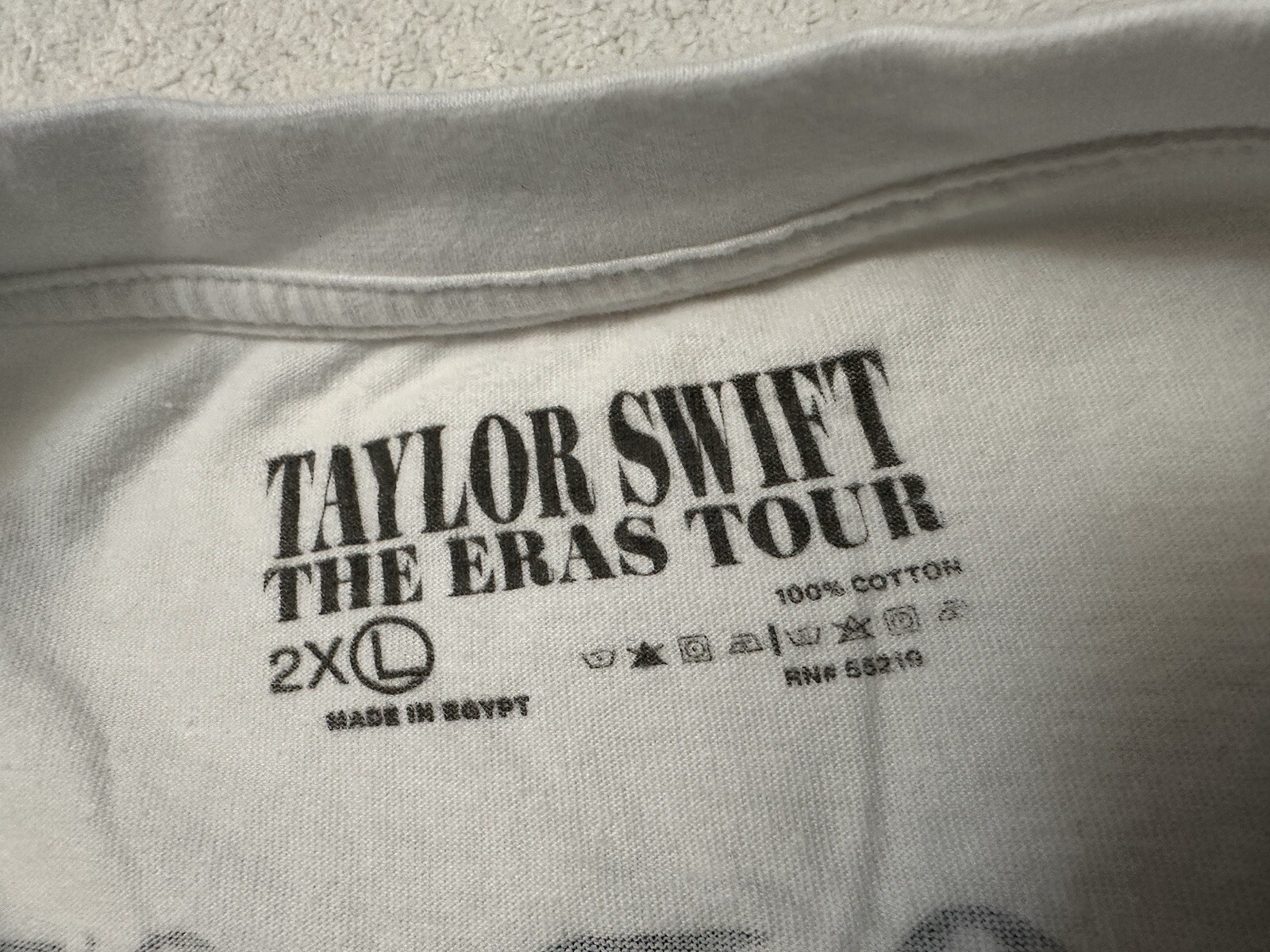 2000s Y2K 2023 Taylor Swift Eras Tour US Tour Dates Music Promo T-Shirt, XXL NEW gallery