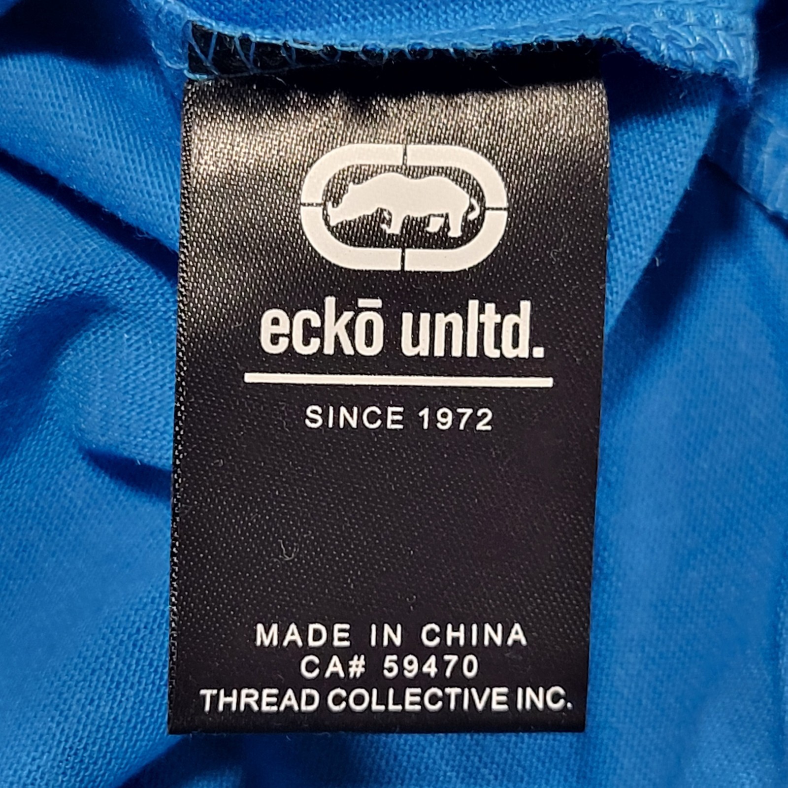 Ecko Unltd V-Neck Blue Atomic With Camo Men's T-Shirt Size X-Large NWT gallery