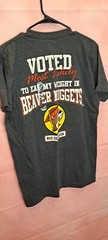 Buc-ee’s Seniors 2022 Voted Most Likely Grad Gray Short Sleeve T-shirt NWT M