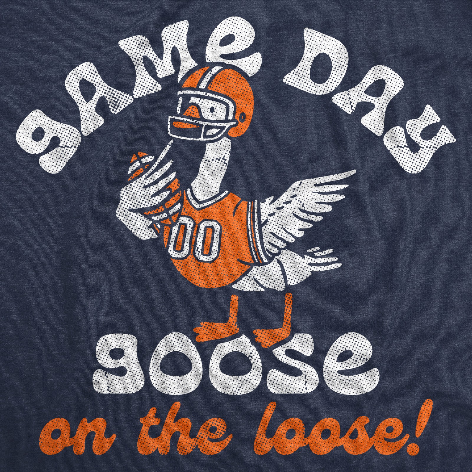 Mens Funny T Shirts Game Day Goose On The Loose Sarcastic Football Graphic gallery