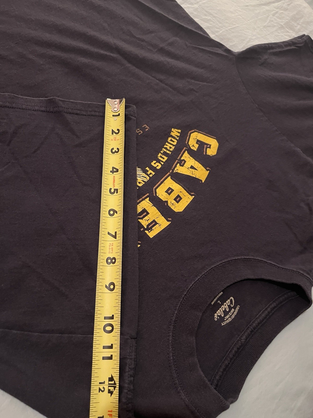 Cabela's Shirt Mens Y2K large purple 100% cotton duck 2000s Kansas outdoors gallery