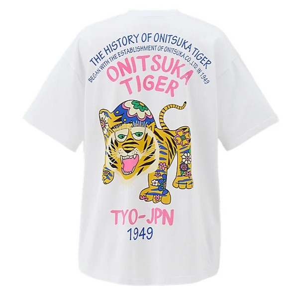 Onitsuka Tiger OVERSIZED GRAPHIC TEE 2183B531 100% Cotton Relaxed Fit JAPAN NEW gallery