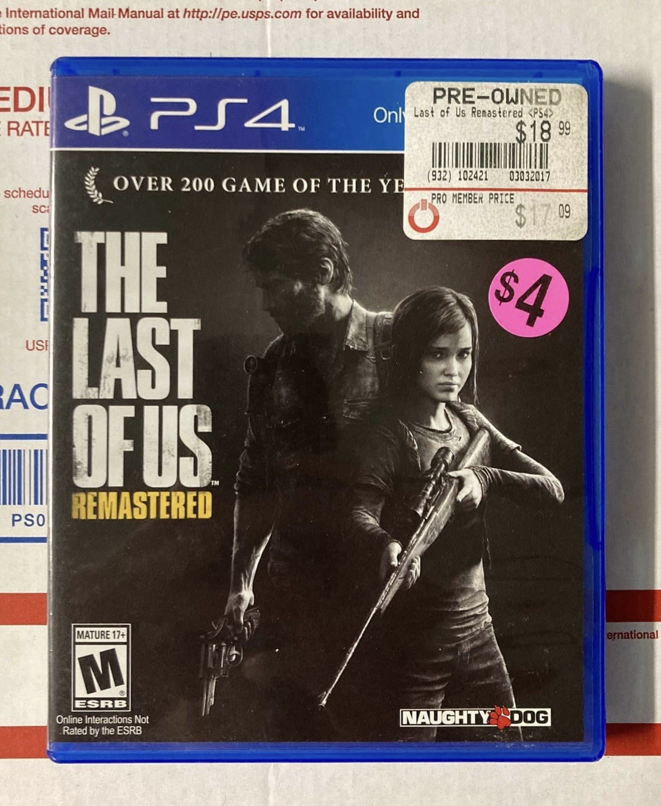 The Last Of Us Remastered (Sony PlayStation 4) PS4 – 100% Complete