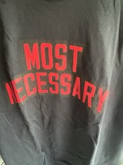 SPOTIFY ‘Most Necessary XL Black T-Shirt. Heavy 100% Cotton