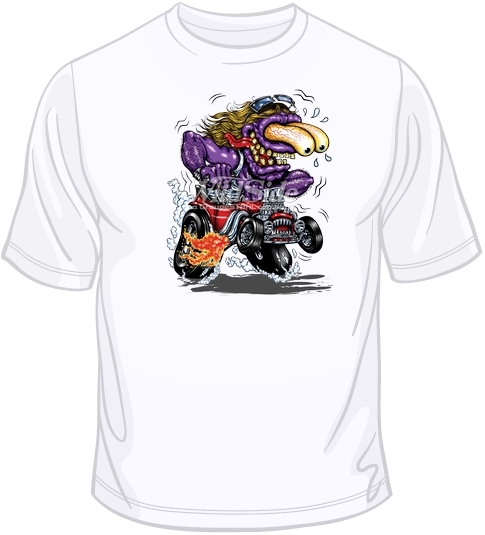 Purple Monster Red Hot Rod T Shirt You Choose Style, Size, Color 10588 gallery