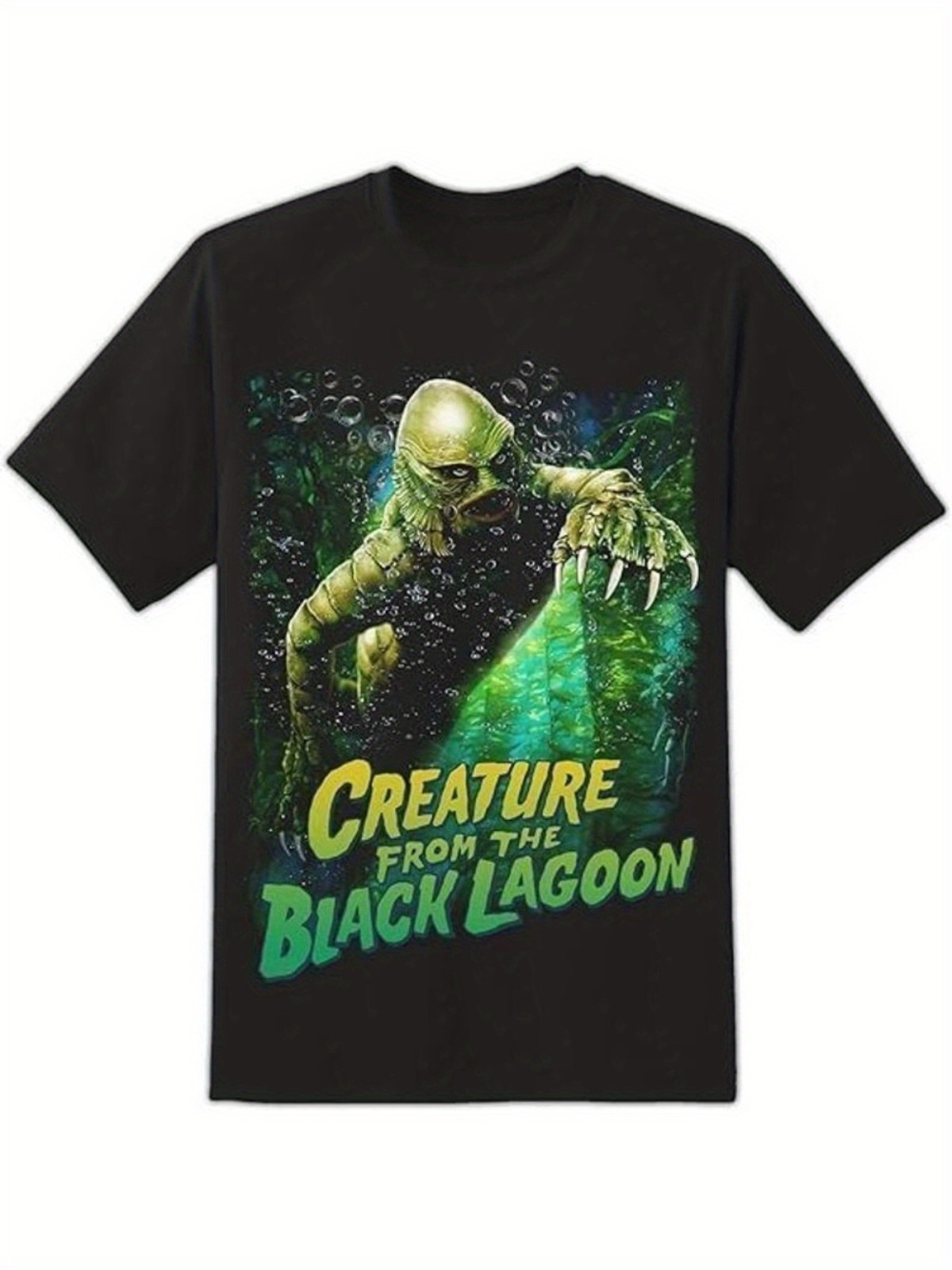 Rock Rebel Men’s “Creature from The Black Lagoon” Graphic Tee -180g T-shirt