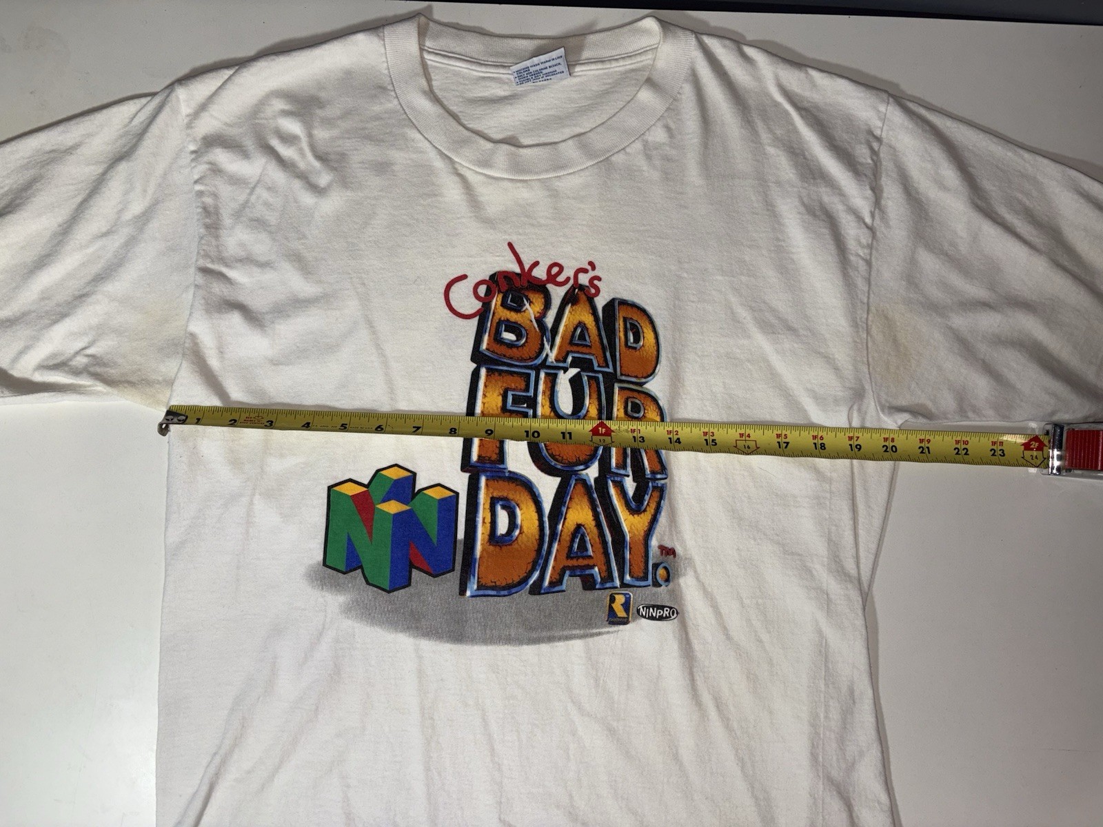 Conker's Bad Fur Day 2000s N64 Video Game Vintage Shirt L Rare gallery