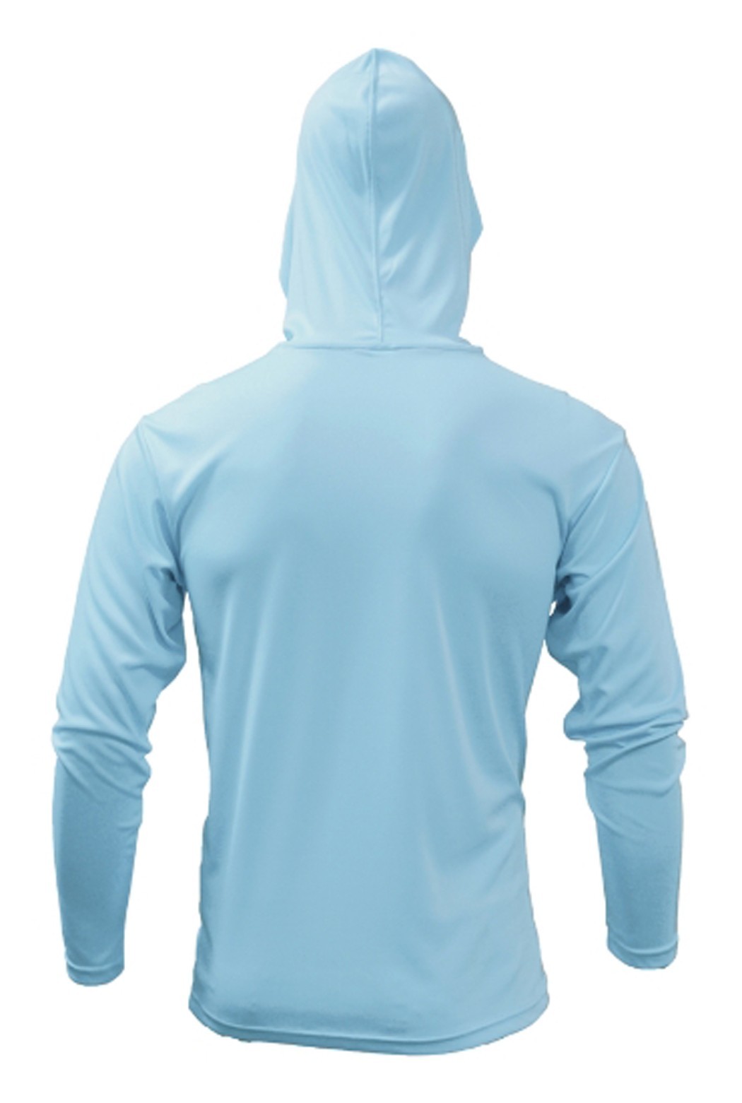 BAW Ice Blue Adult Xtreme-Tek Long Sleeve Hood Shirt gallery
