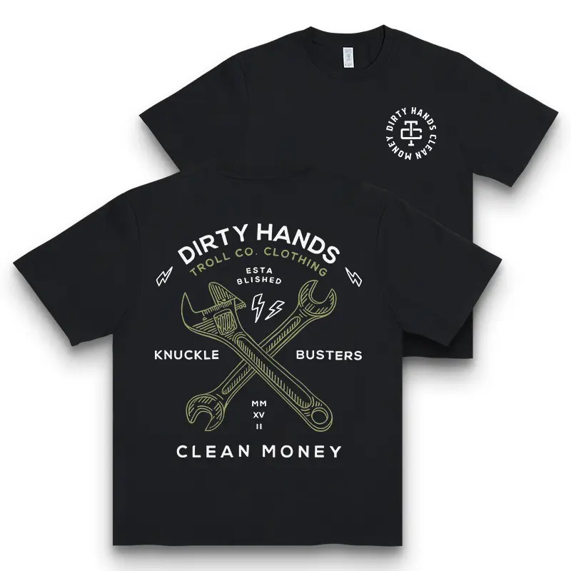 Dirty Hands Clean Money Graphic Tees Men's t Shirts Graphic Tee t Shirts gallery