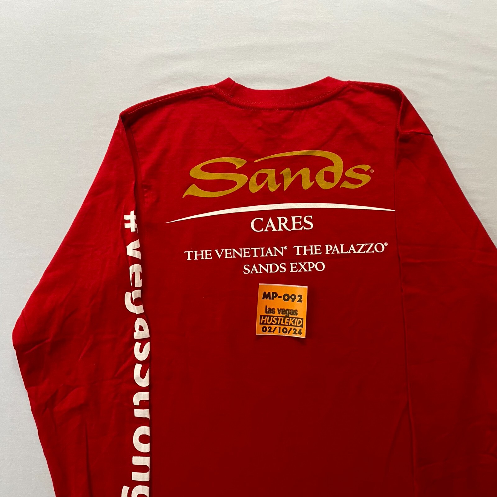 Official Venetian Sands Palazzo Las Vegas Hotel LS TShirt STRONG Employee Work S gallery