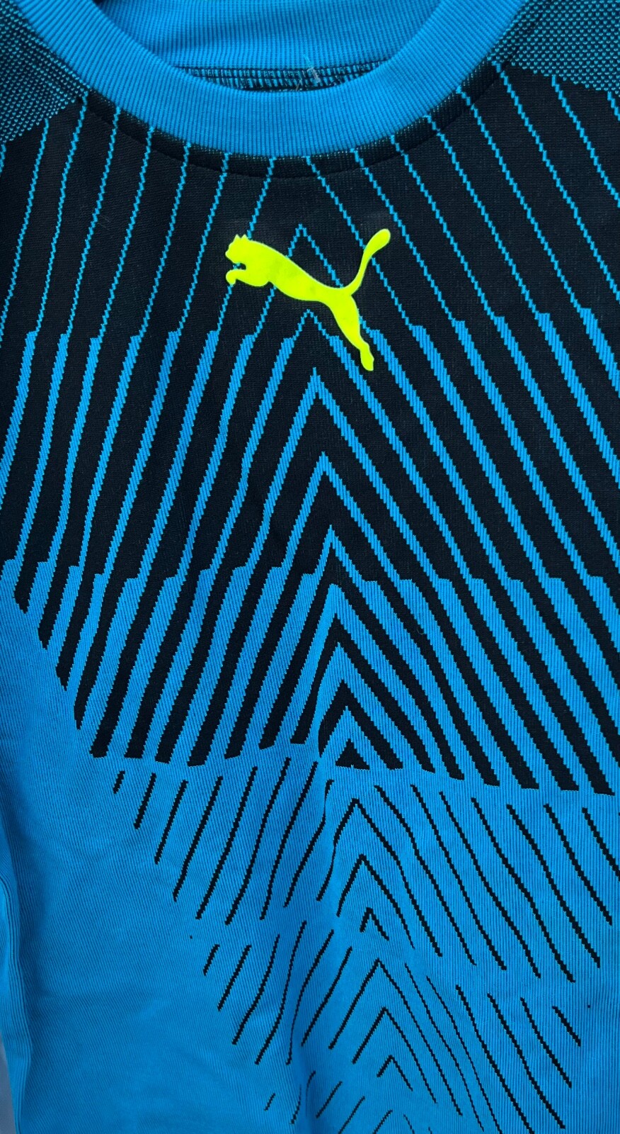Puma Men's IT EvoTRG Thermo-R ACTIVE LARGE Tee,ATOMIC BLUE-BLACK TN16106 NWT $60 gallery
