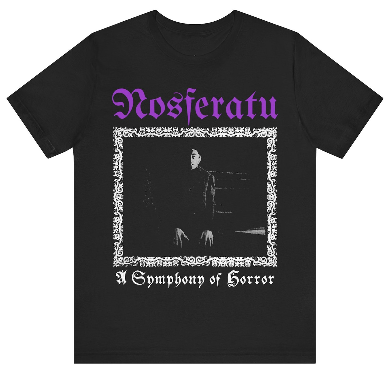 Nosferatu A Symphony of Horror Silent Film Vintage Gothic Art Tee Unisex Tee