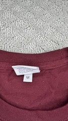 NOAH NYC TSHIRT Not Dead Yet Brooklyn Size Deep Red Brand New LS
