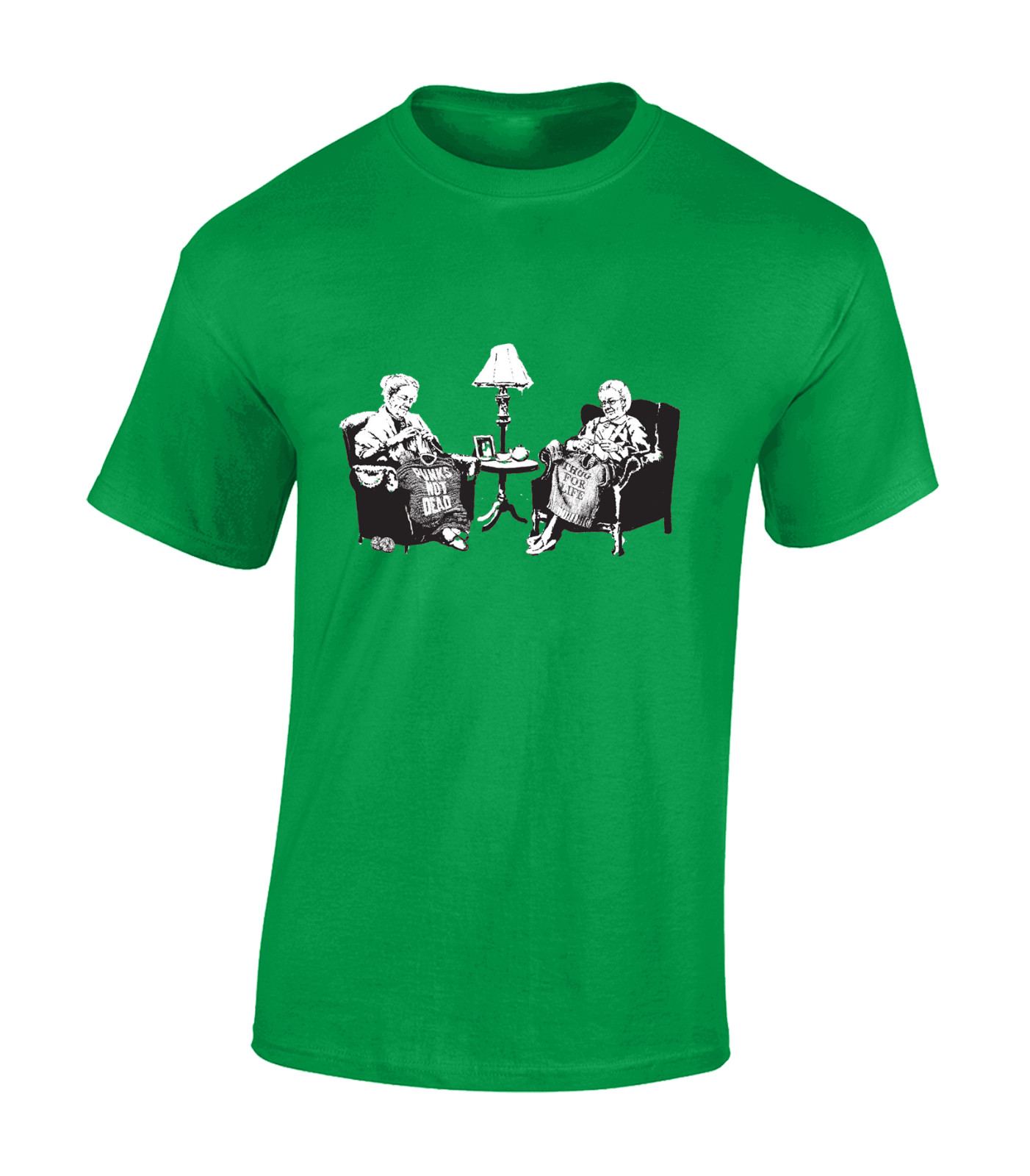 PUNK GRANNY BANKSY MENS T SHIRT MUSIC CLASSIC 80'S 90S RETRO DJ FUNNY TOP gallery