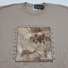 NWT Vintage Operation Enduring Freedom T-Shirt Mens XL US Forces Afghanistan