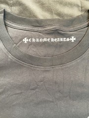 Chrome Hearts Classic Horseshoe Pocket Tee T-Shirt Gray/White