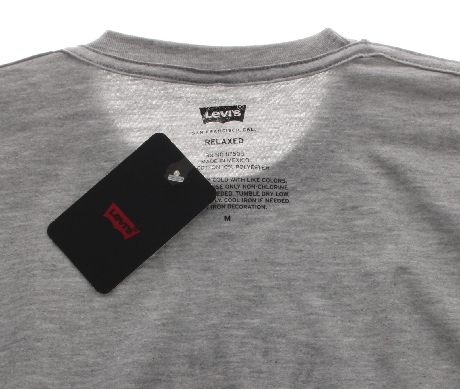 Levi's Men's T-Shirt Relaxed Fit Graphic Grey Size Medium NWT gallery