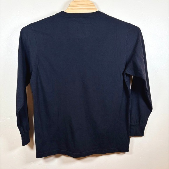 American Giant Men's Vintage Crew L/S Tee Large Black Casual Classic USA NWOT gallery