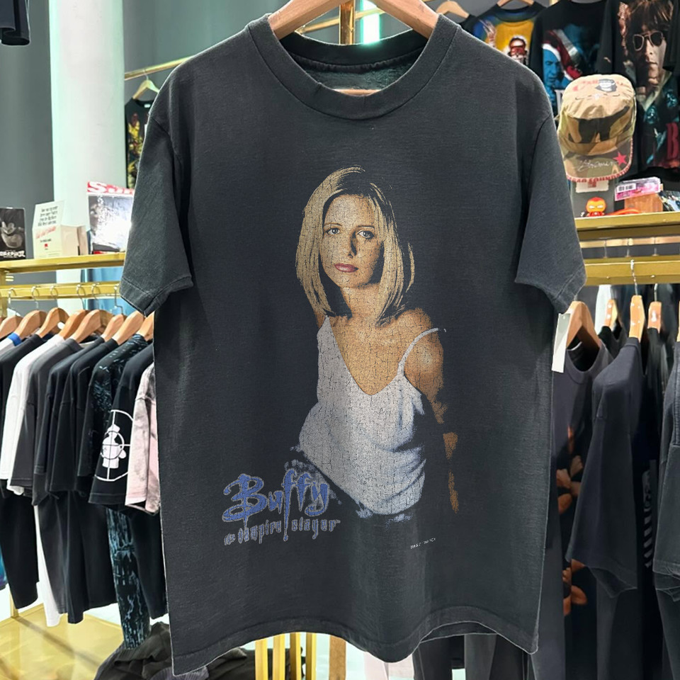 1998 BUFFY THE VAMPIRE SLAYER Movie Black Unisex T shirt Reprint WA3409 gallery