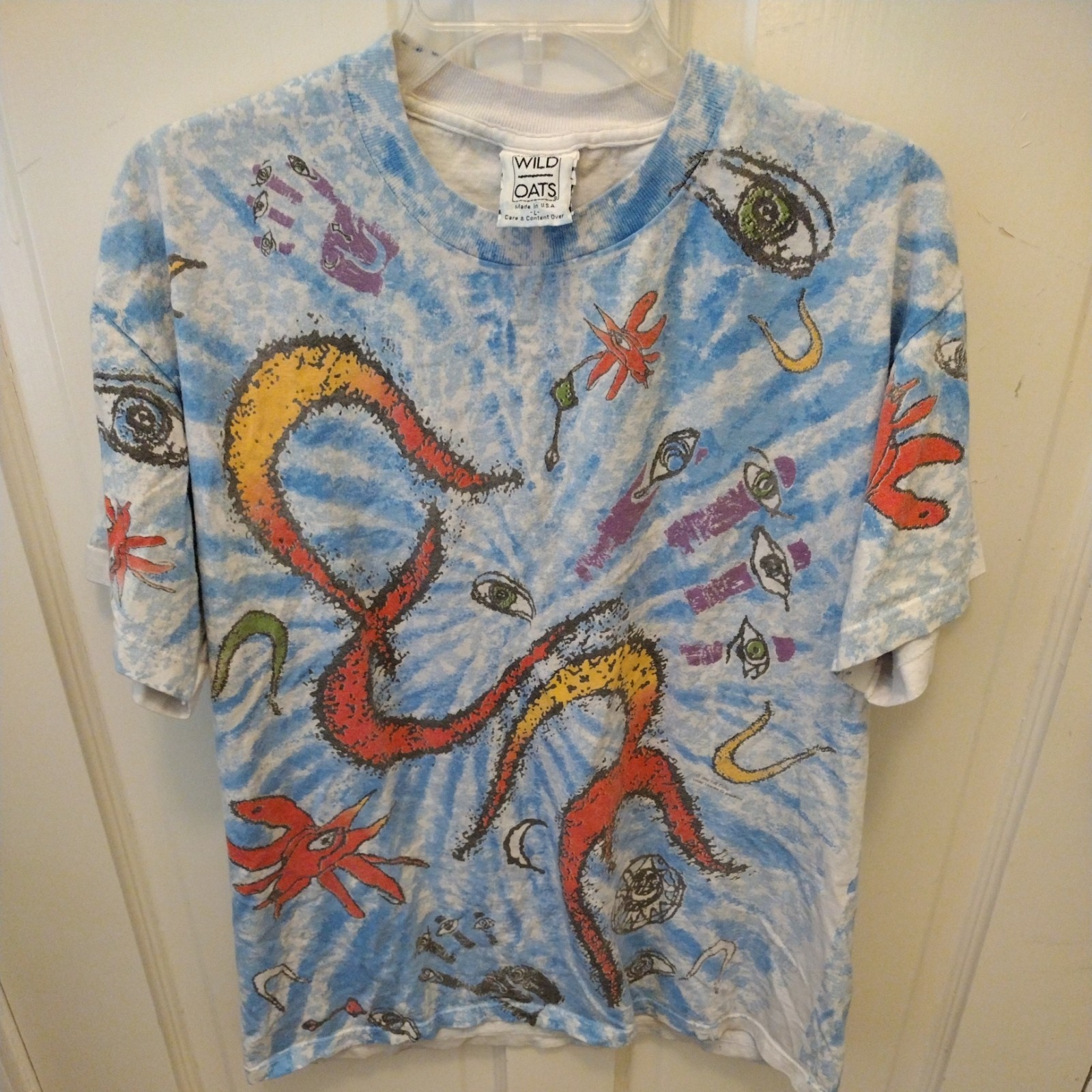 THE CURE Vintage 1992 Single Stitch AOP Tour Tshirt Double Sided Wild Oats Tag gallery