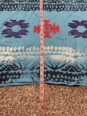 Vintage 90’s Single Stitch Native American Aztec Print Lit Shirt Size 3XL Rare